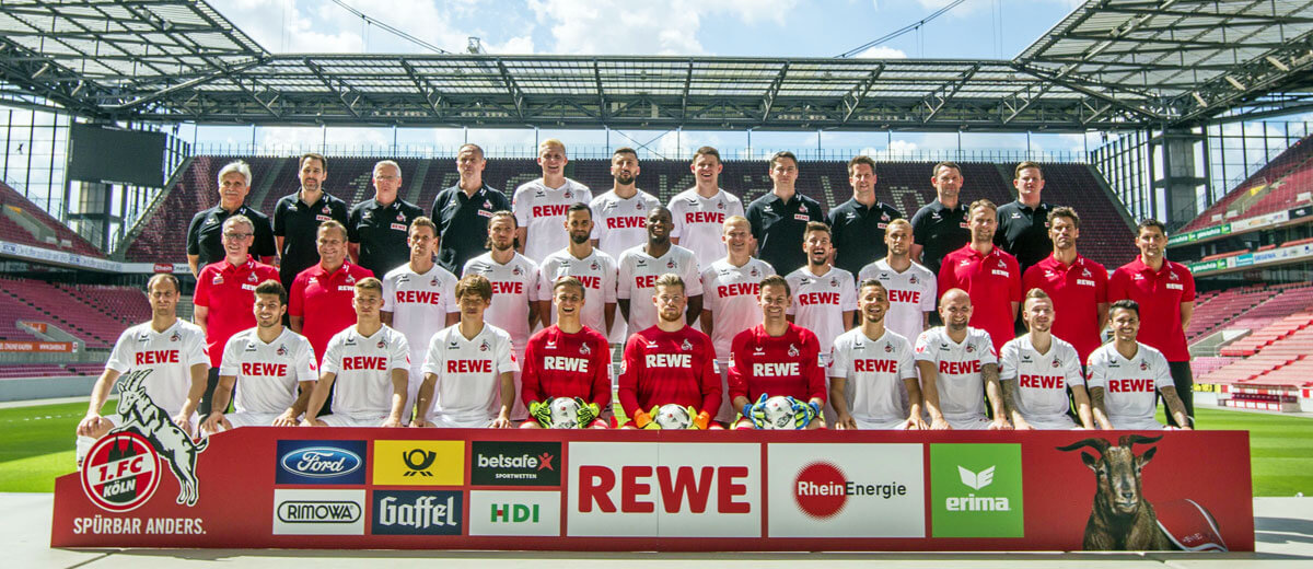 Mannschaftsfoto 1. FC Köln