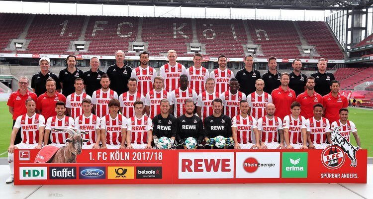 1. FC Köln Mannschaftsfoto Saison 2017/18